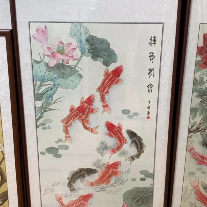 【闪购商品】国画手绘国画工笔带框122.65