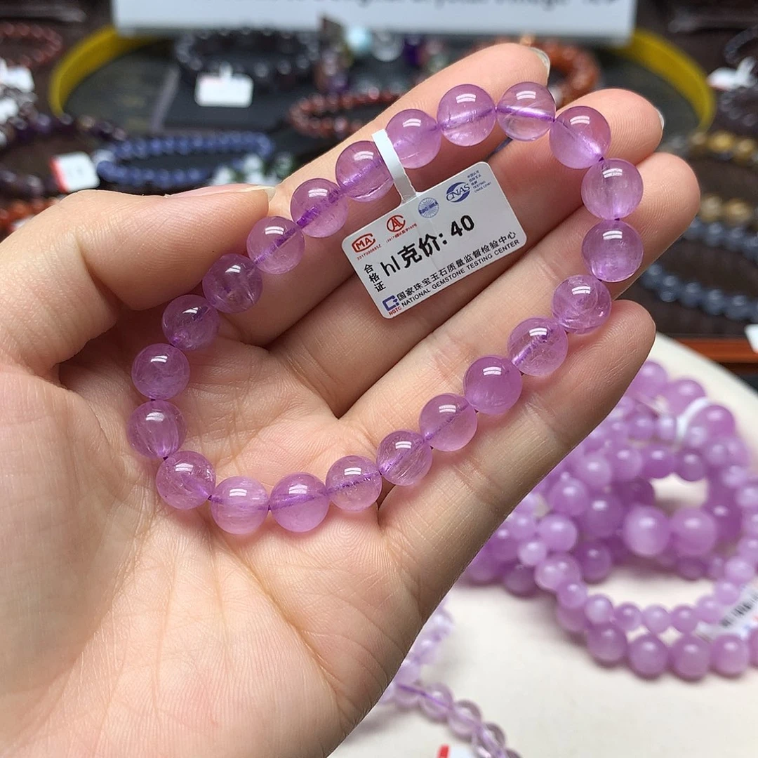 锂辉石手链未镶嵌手链