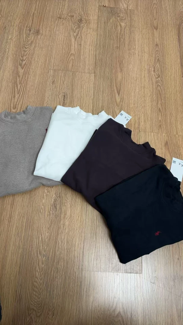 9117-女款圆领【1381】打底衫磨毛软糯秋冬打底衫