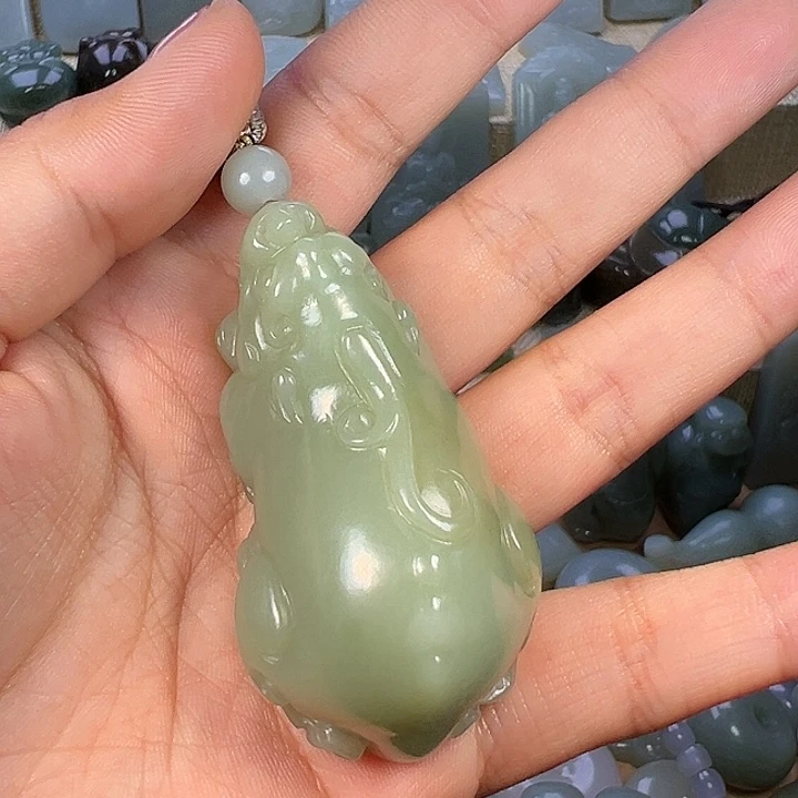 霸***弓和田玉未镶嵌包链