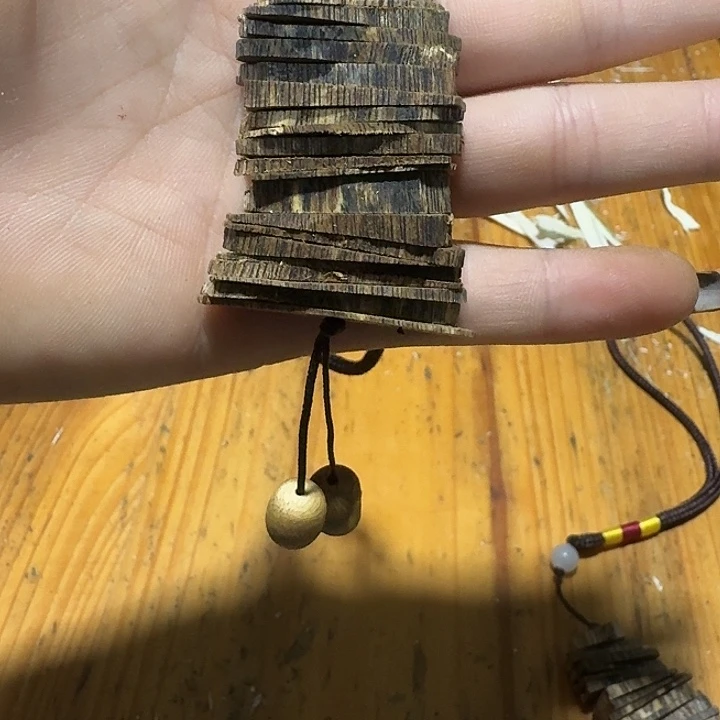 无花朵金沙叶车挂件