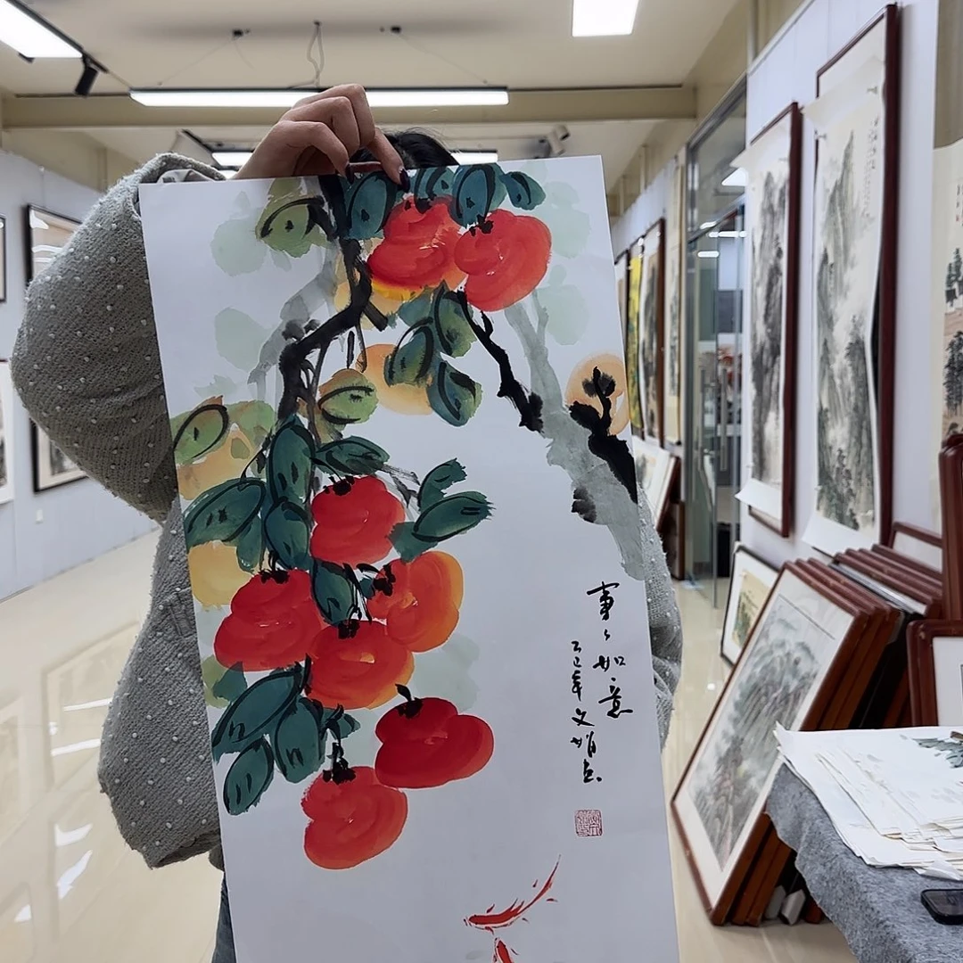 国画国画作品展。国画