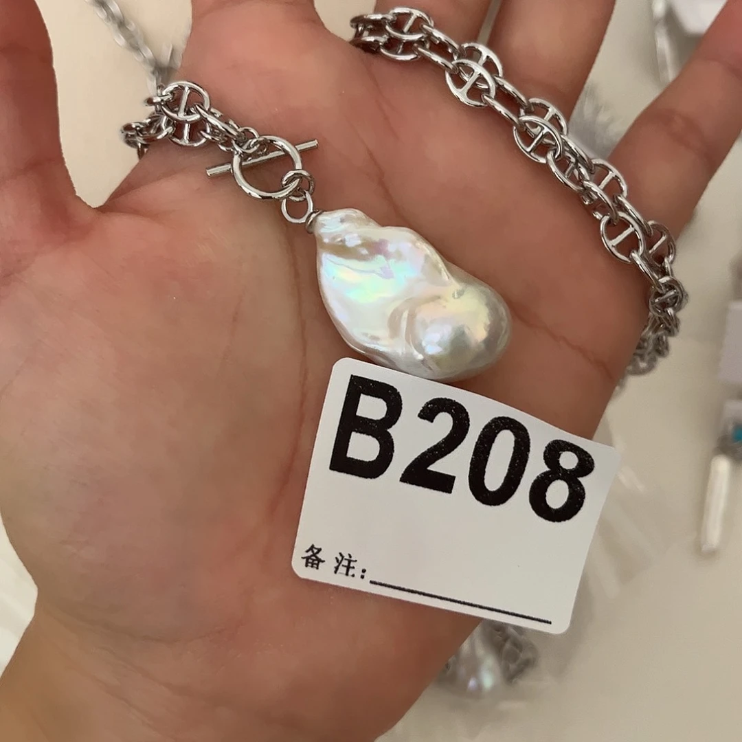 合金淡水珍珠耳饰