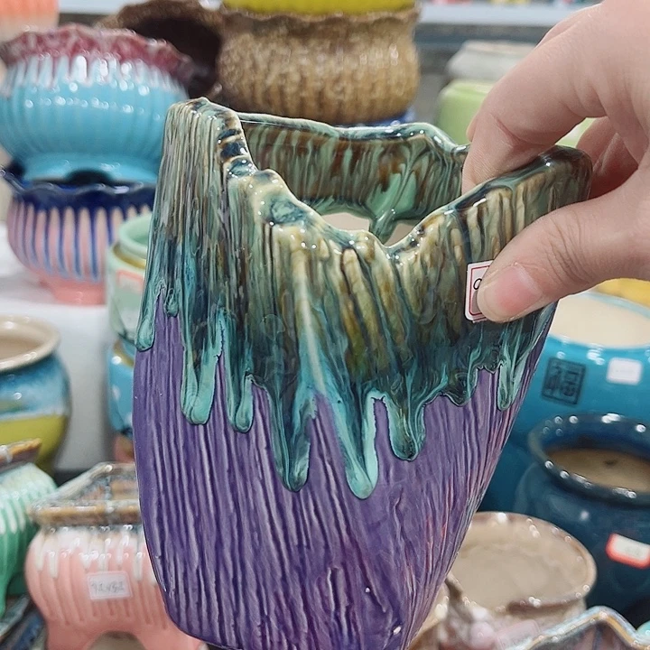 多肉陶瓷花盆满10元包邮