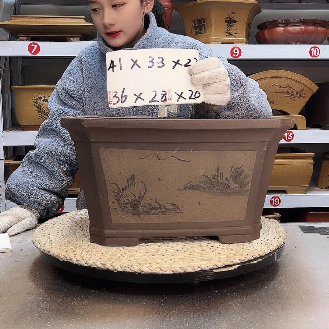 紫砂花盆紫砂花盆