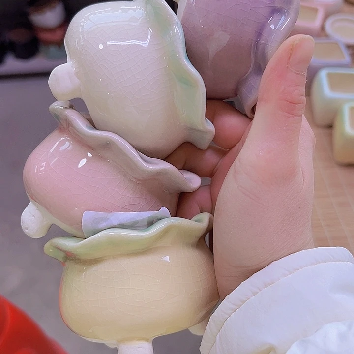 红陶陶瓷花盆当场满12包邮