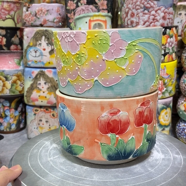 景德镇艺术手绘作品
