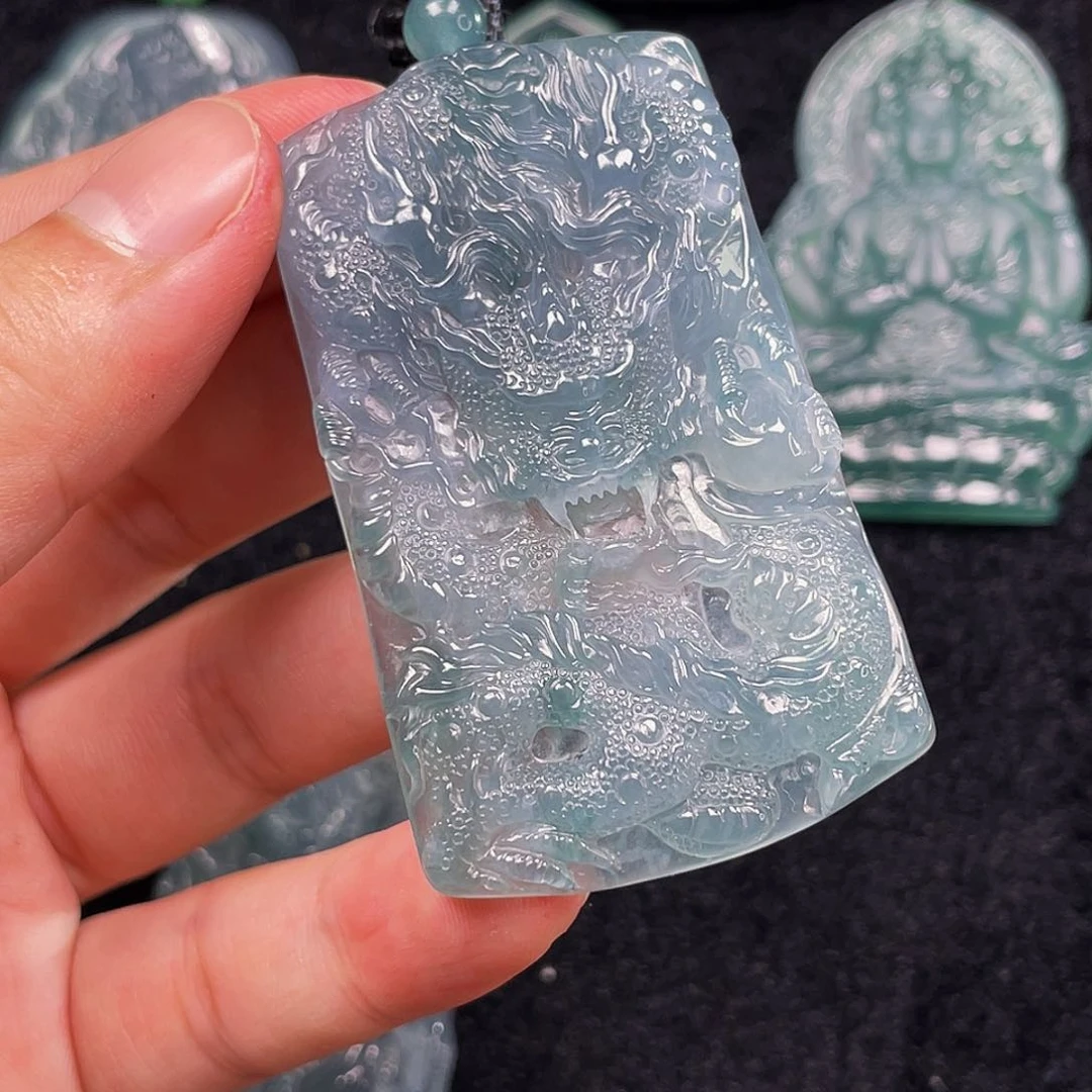 颈饰未镶嵌翡翠6，