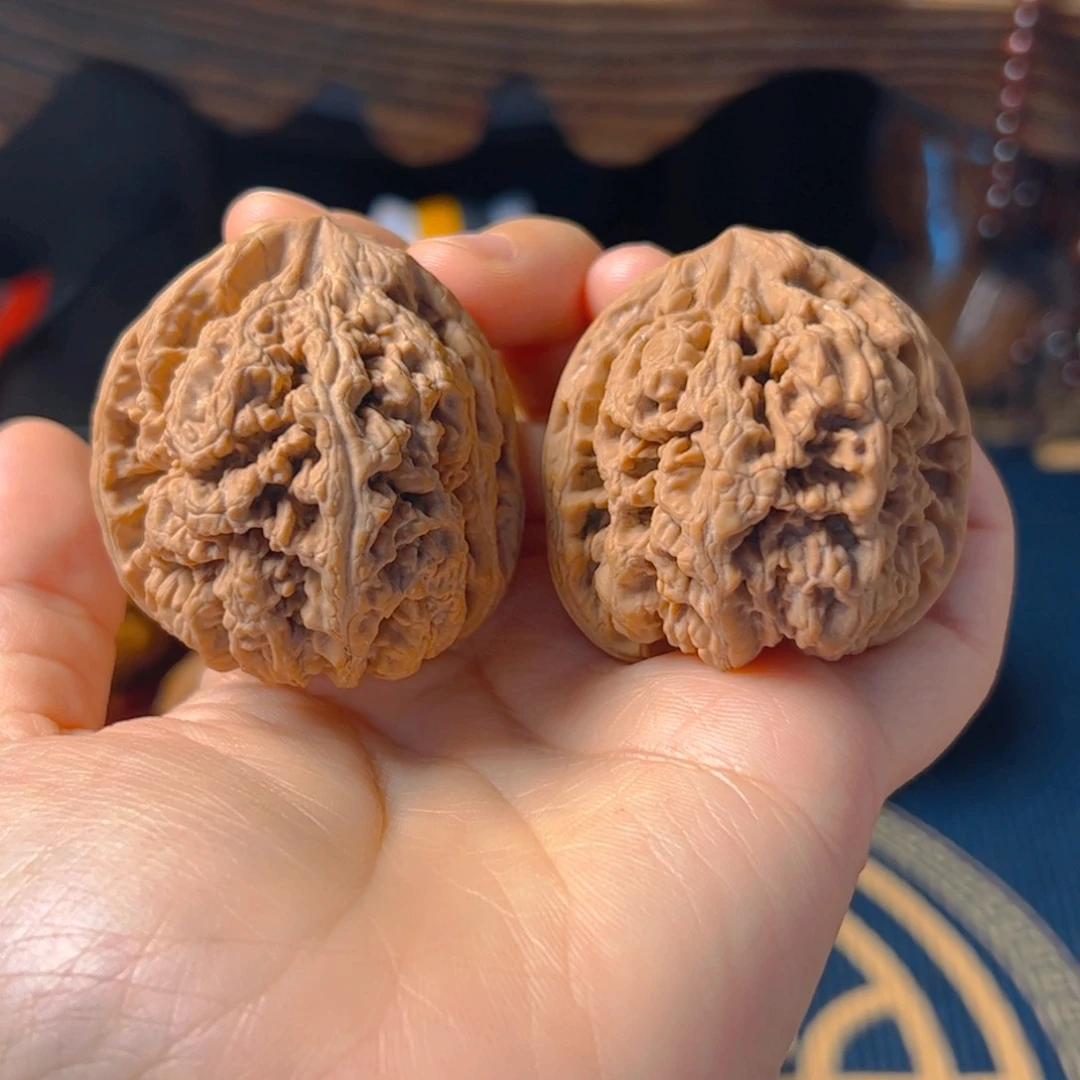 文玩核桃把件粗筋40