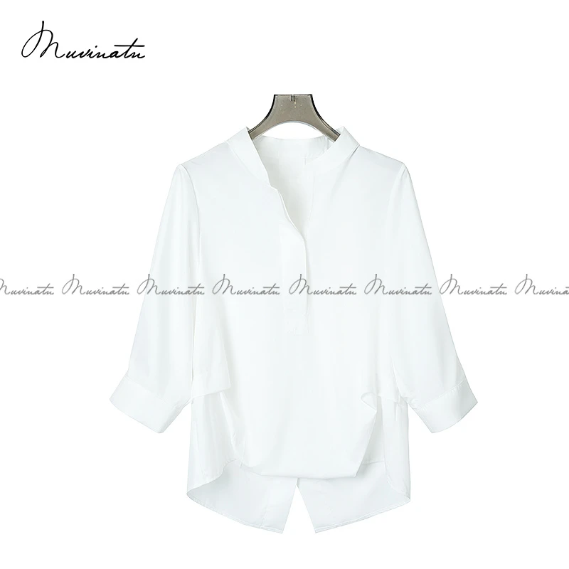 通勤设计师版宽松休闲衬衫RY360116