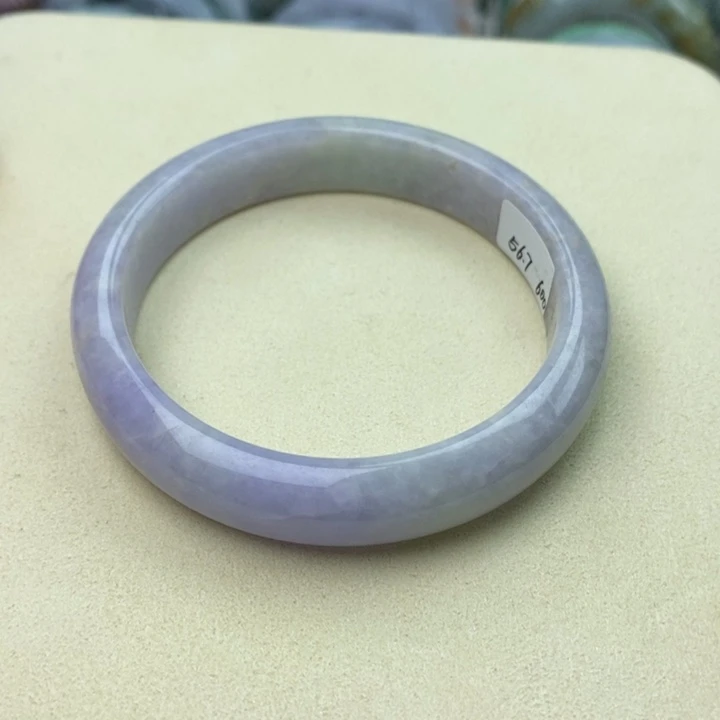 翡翠未镶嵌手镯201号55.3光圈