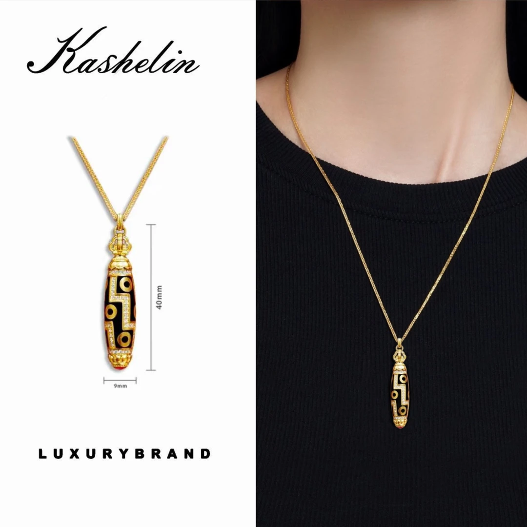 【预售】FX国潮★【九眼天珠轻奢】新中式长款项链~9100