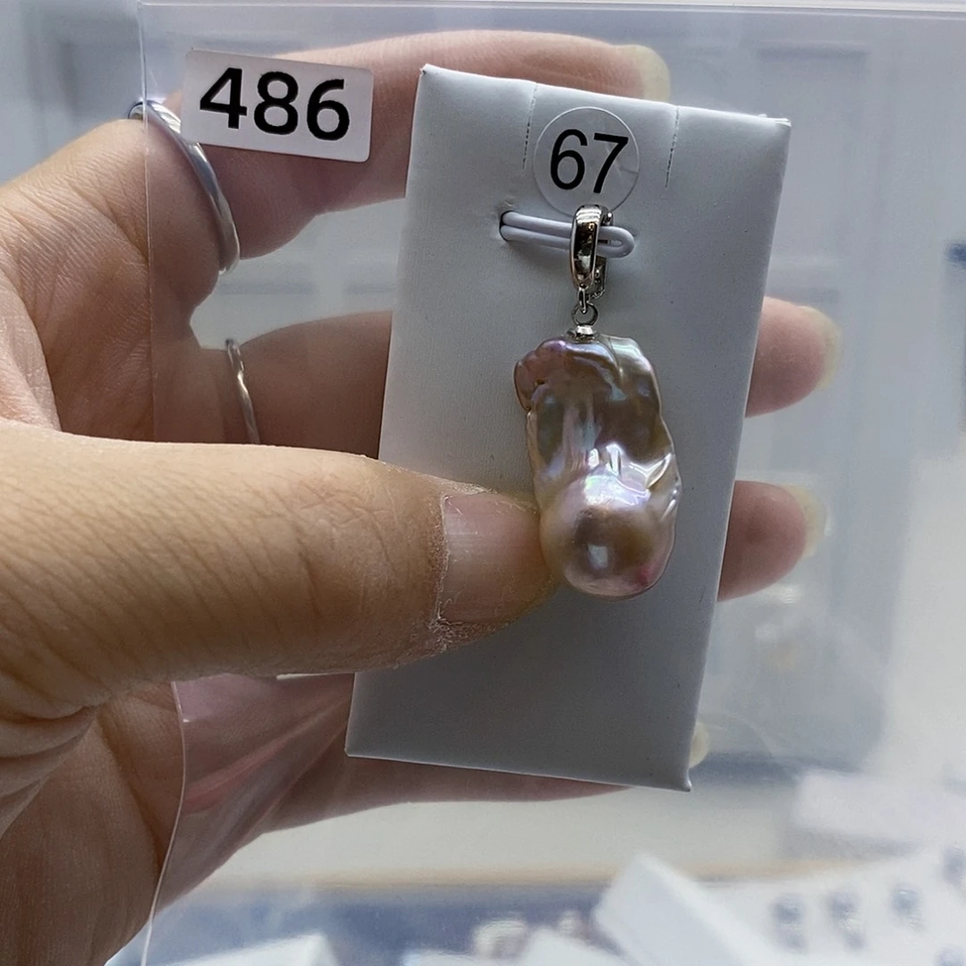 颈饰合金淡水珍珠