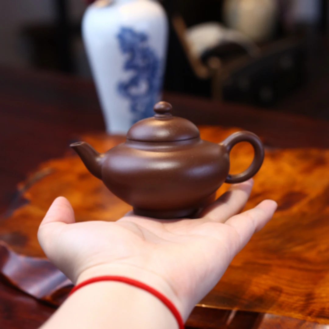 紫砂壶宜兴原矿紫泥华颖壶泡茶壶茶具