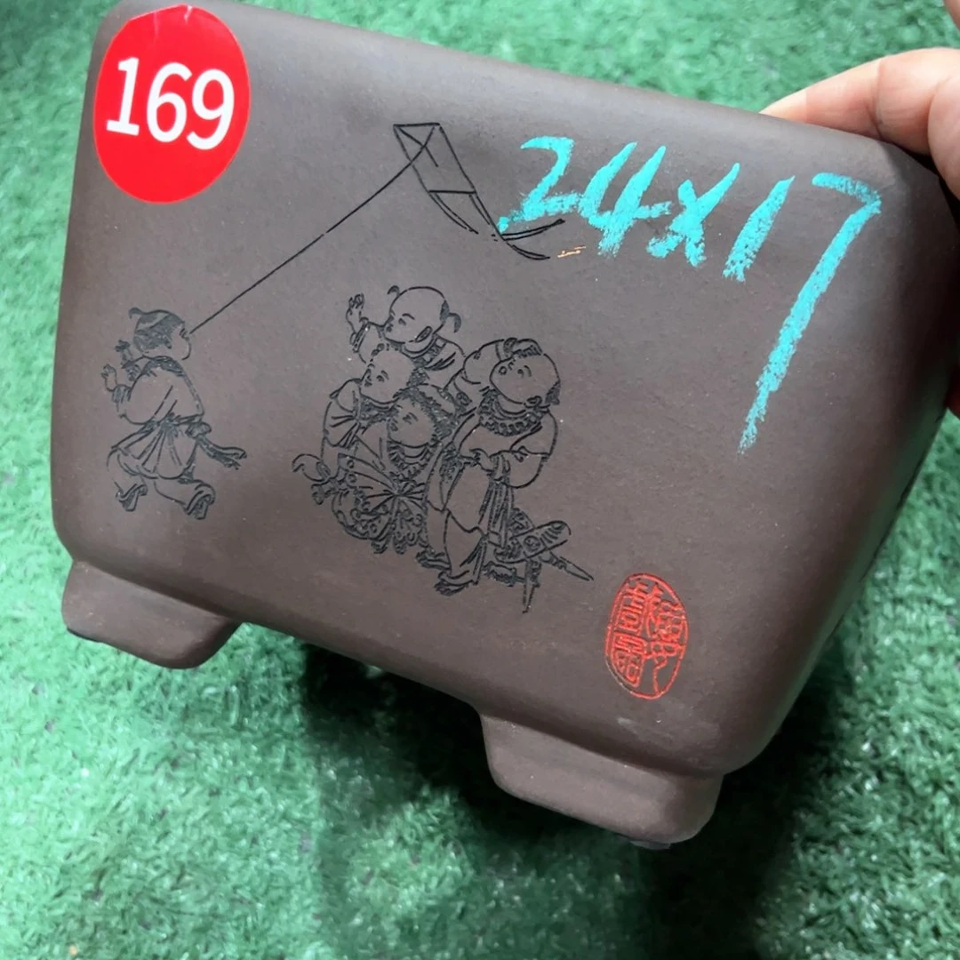 紫砂花盆紫砂花盆