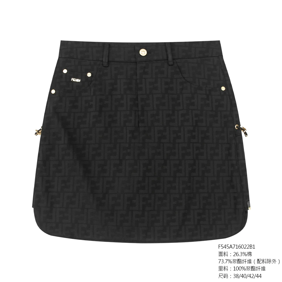 FENDILOR小怪兽25年春夏款女士短裤 F545A716022B