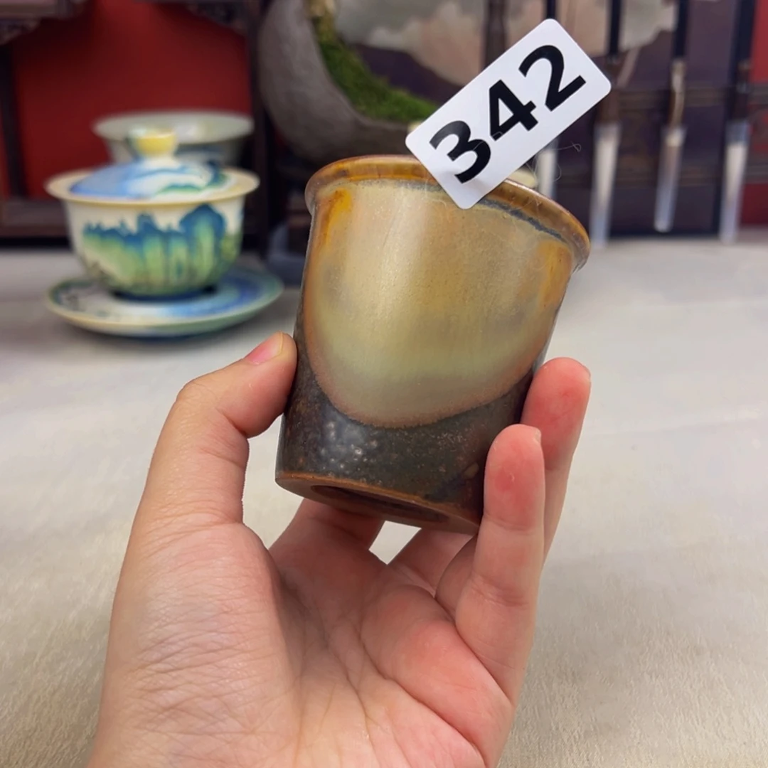 杯纯手工柴烧主人杯