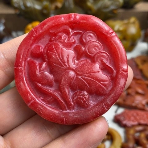未镶嵌蛇纹石玉颈饰88