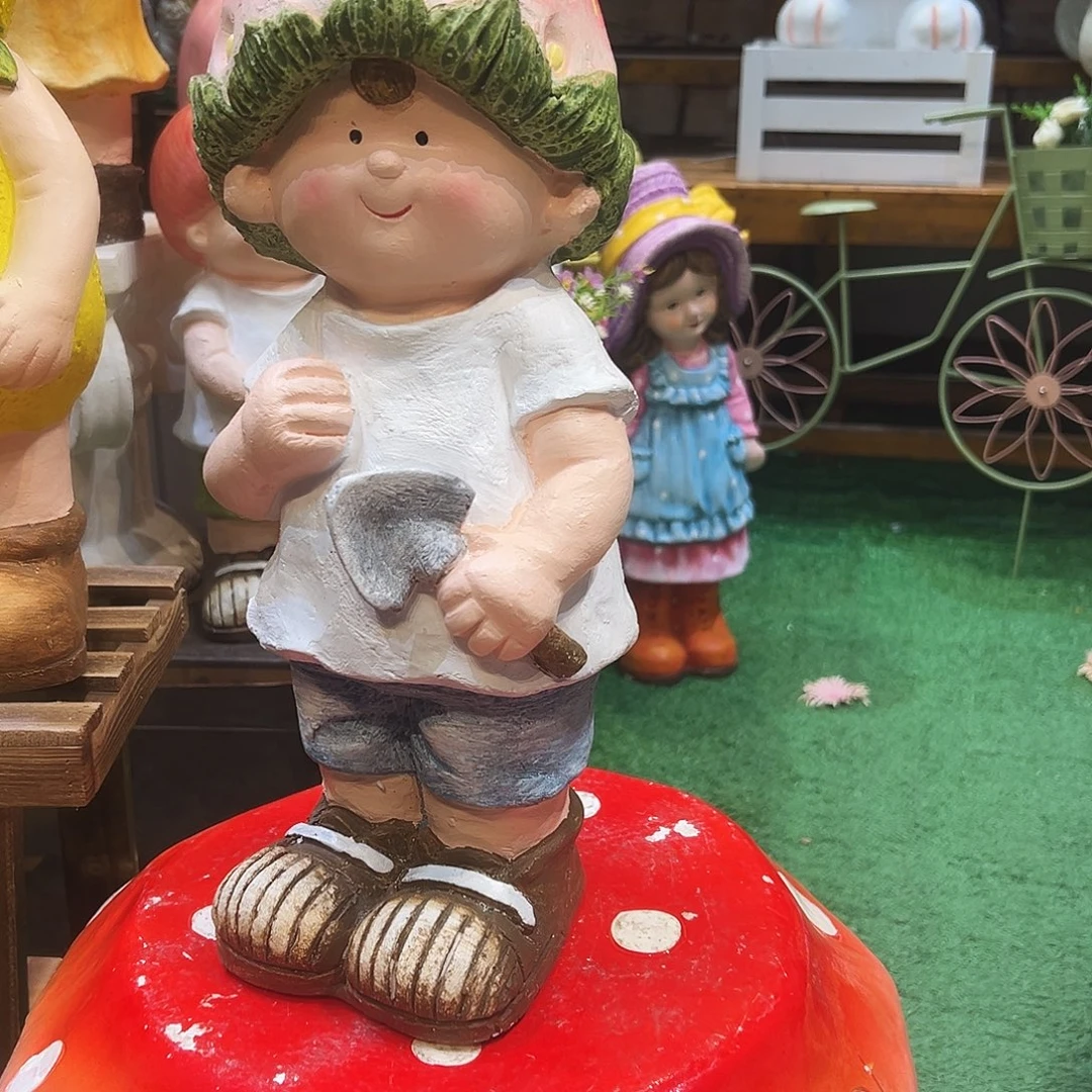 花园摆件红红火火