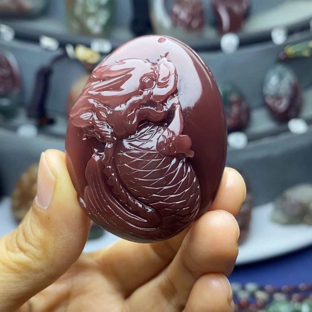 文***6玛瑙/玉髓未镶嵌吊坠(不含链)