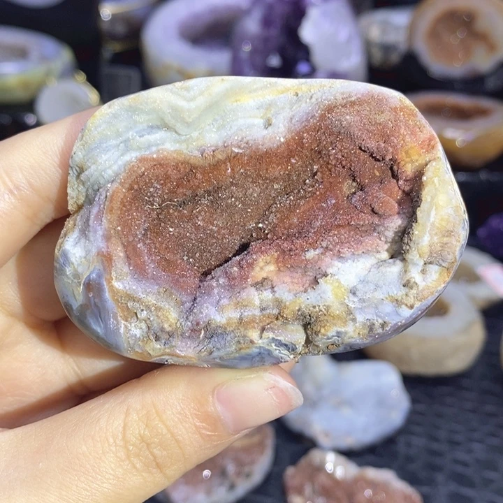 水晶珠宝半成品未镶嵌流沙块