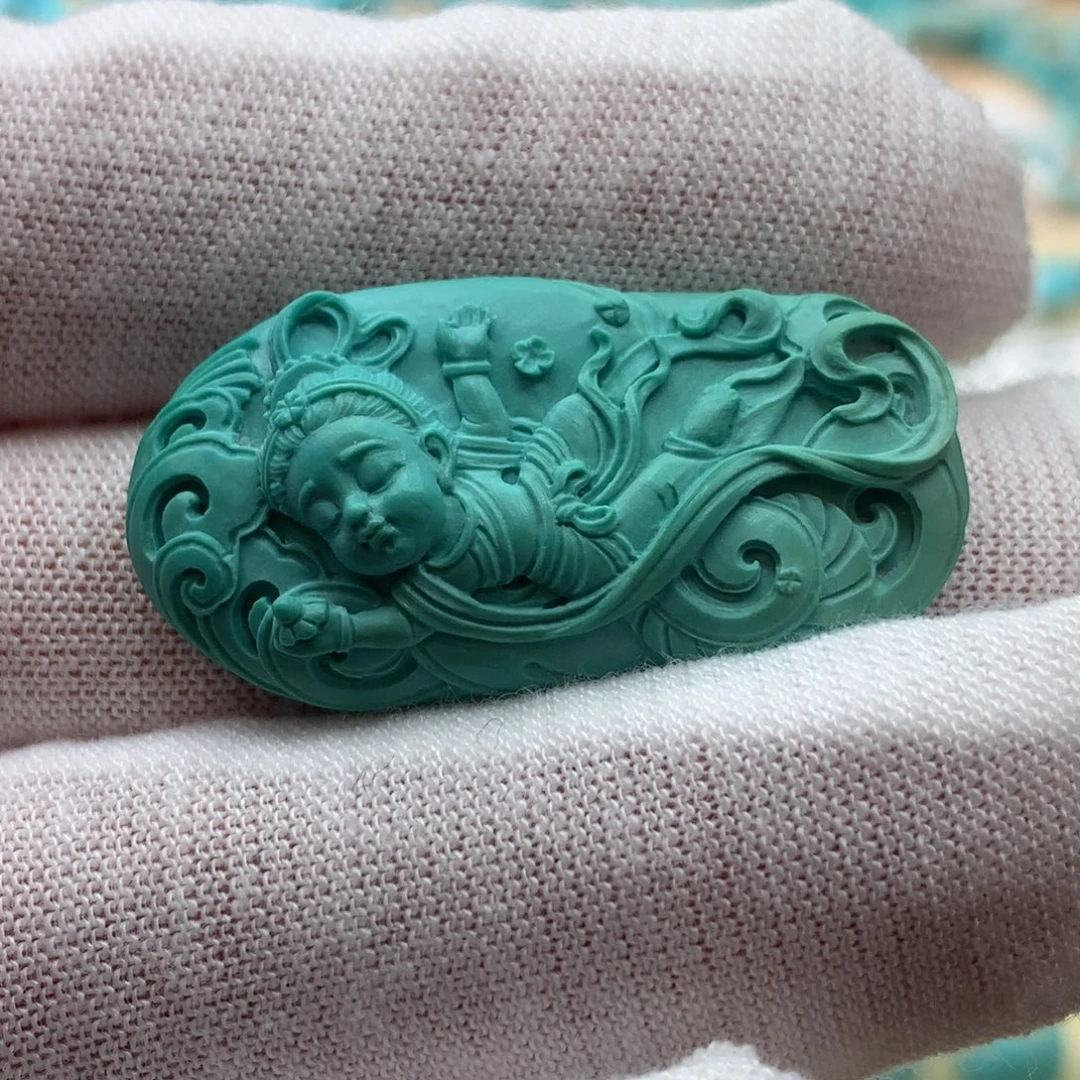 绿松石未镶嵌珠宝奇石