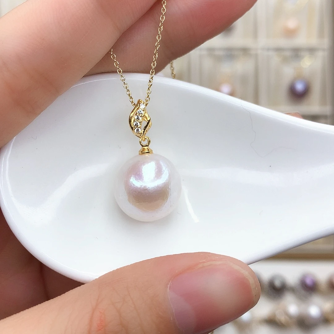 淡水珍珠颈饰合金