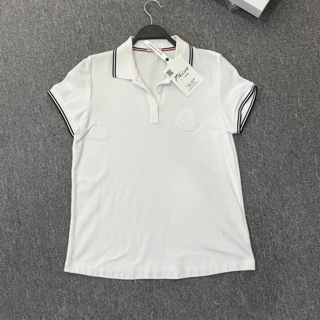 99新 MONCLER POLO短袖T恤 白色 尺码M/F1600961