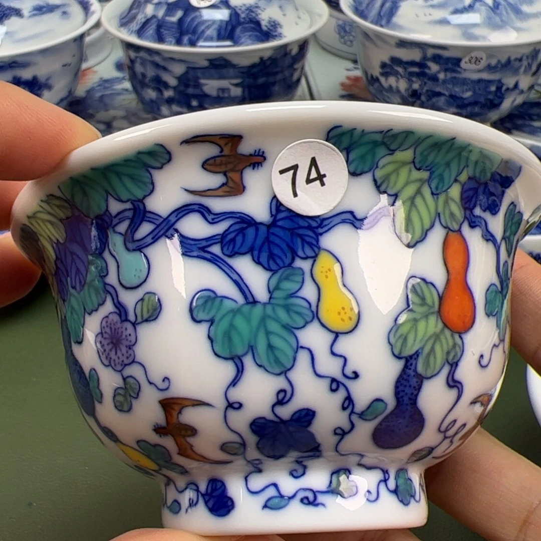 景德镇纯手绘茶具74