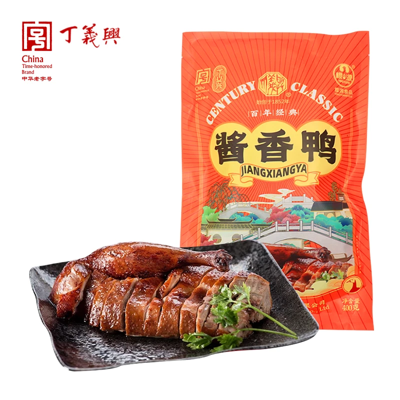 老字号丁义兴酱香鸭本帮菜卤味熟食真空包装开袋即食