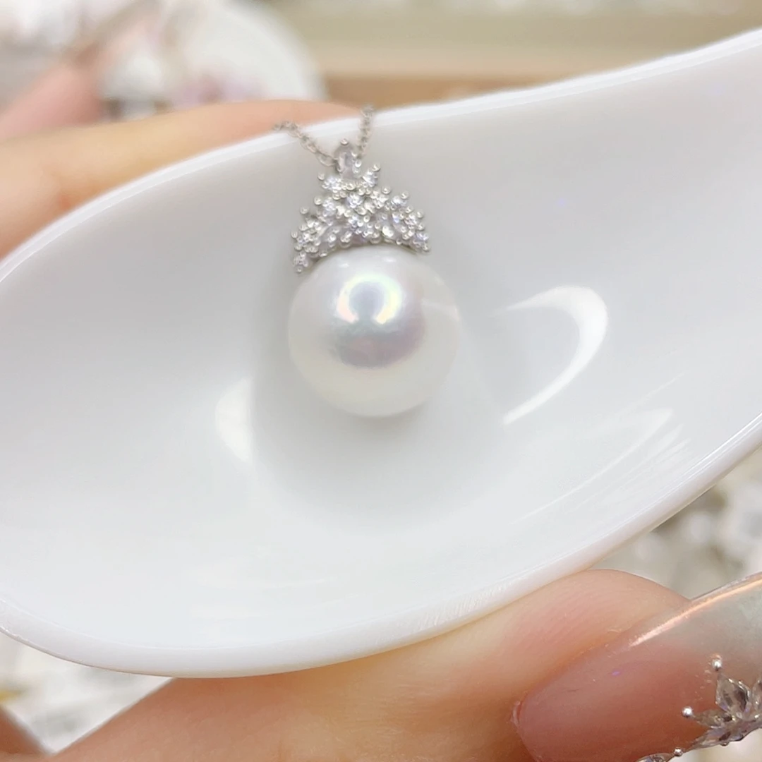 淡水珍珠未镶嵌吊坠(赠链)