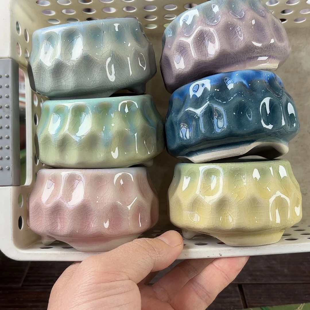 陶瓷量货/口6-7高深浅搭配发4个