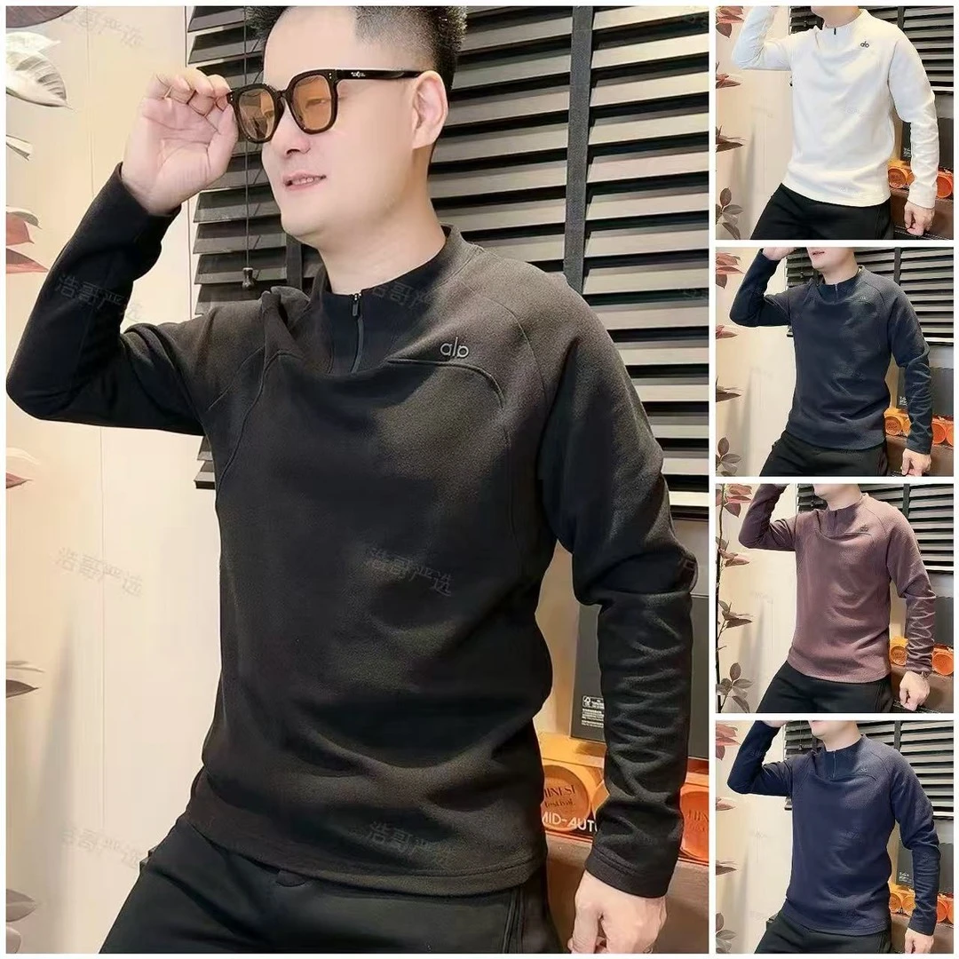 结构双面绒加厚卫衣冬季新款百搭休闲时尚打底卫衣7717