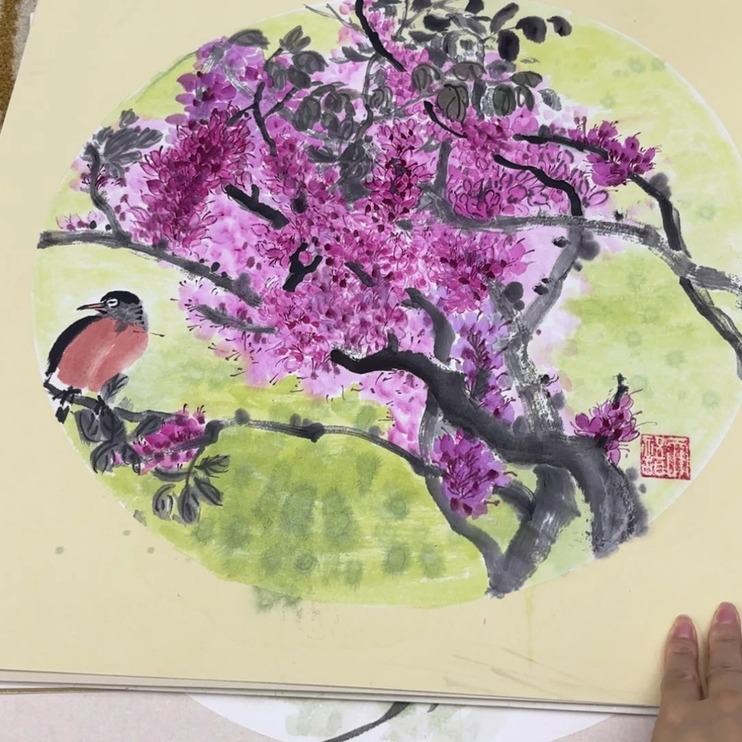 国画50-50卡纸作品艺