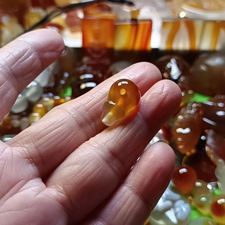 玛瑙/玉髓手链未镶嵌照***6