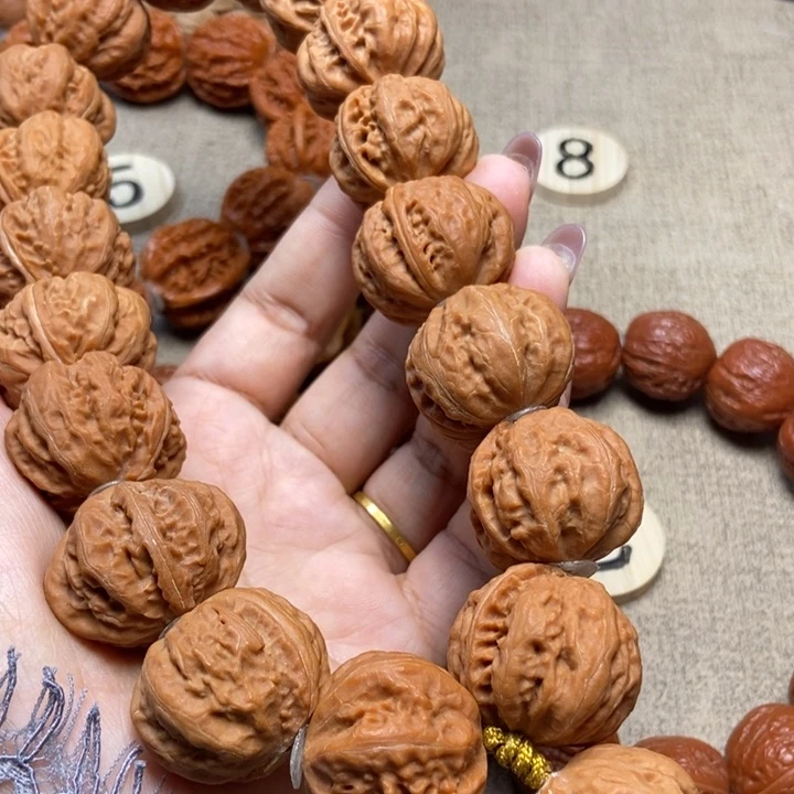 文玩核桃吊坠无****我粗筋八棱