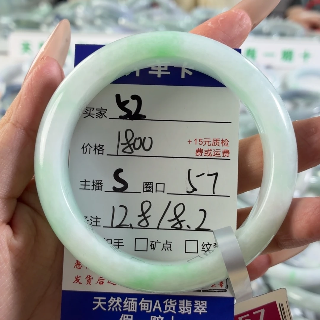 翡翠未镶嵌手镯57