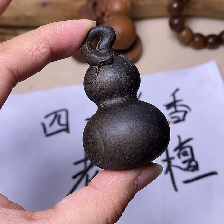 檀香木手串/手链老山檀香阴沉璃龙大葫芦