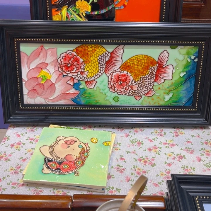 加大款瓷板画艺术作品