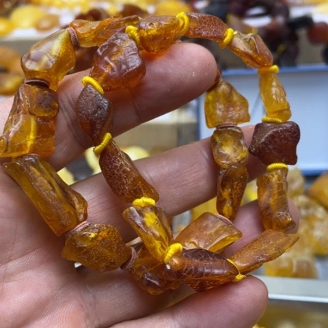 手串蜜蜡未镶嵌多样性发一个