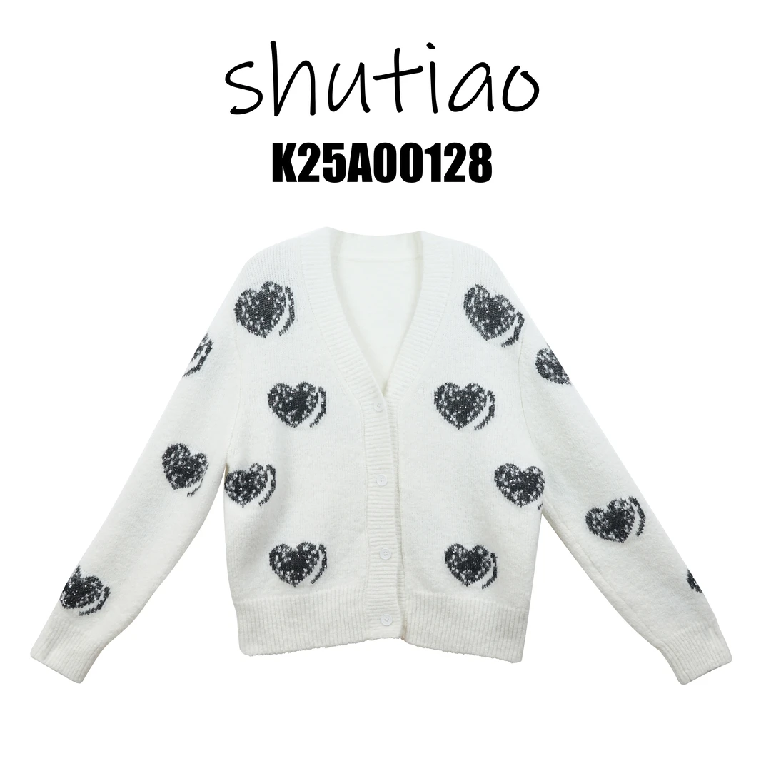 【SHUTIAO】2024秋冬：新款小众设计款开衫K25A00128