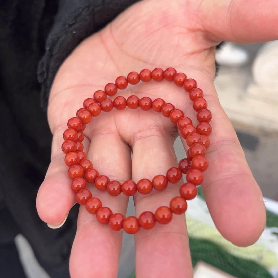 南红玛瑙颈饰未镶嵌