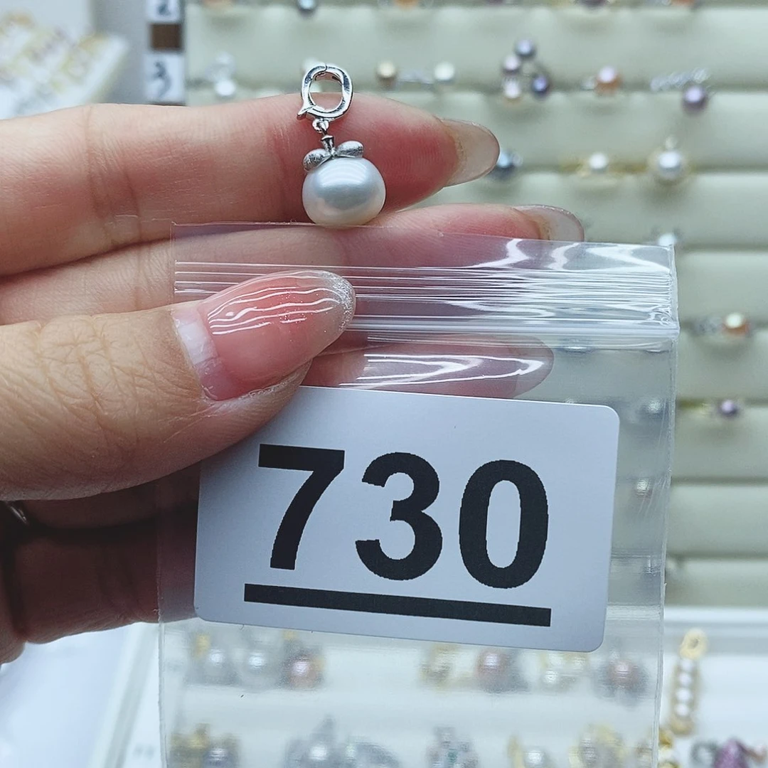 淡水珍珠戒指银S925镶嵌阳*730