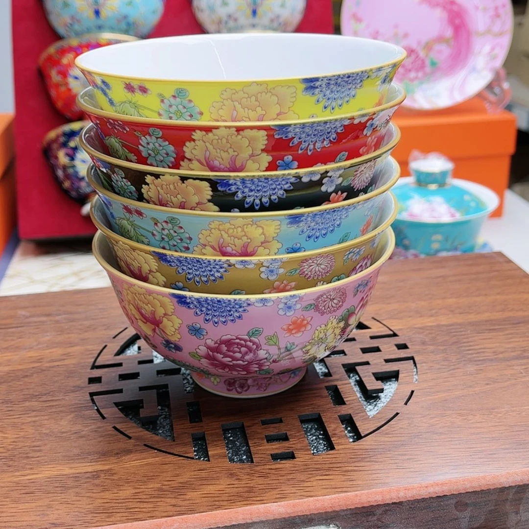 【闪购商品】珐琅4.5英寸6混加木礼盒，2套。。