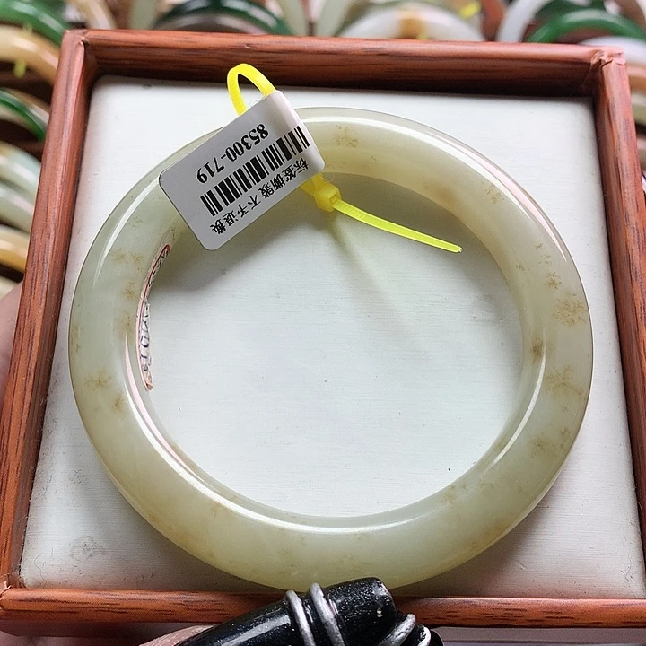 和田玉手镯未镶嵌59-60