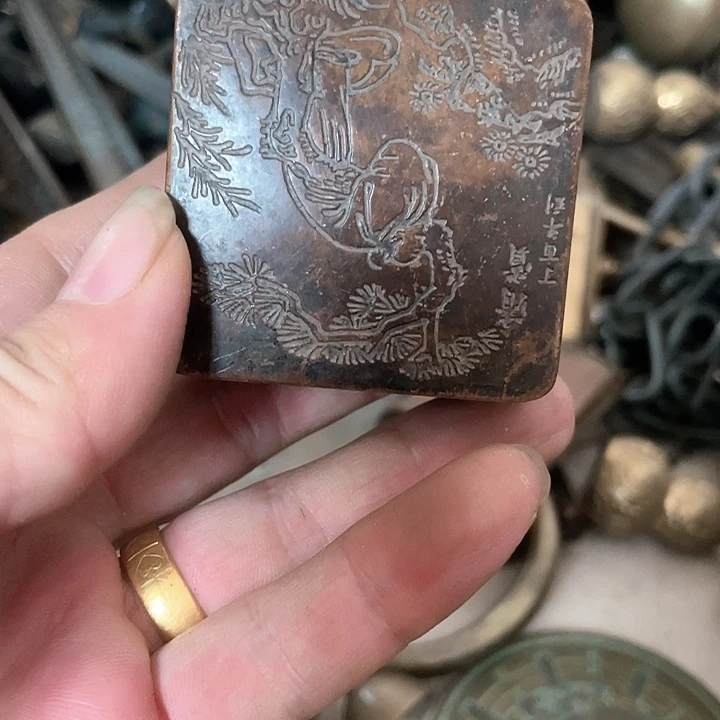 祯***集闪电购铜摆件工艺品