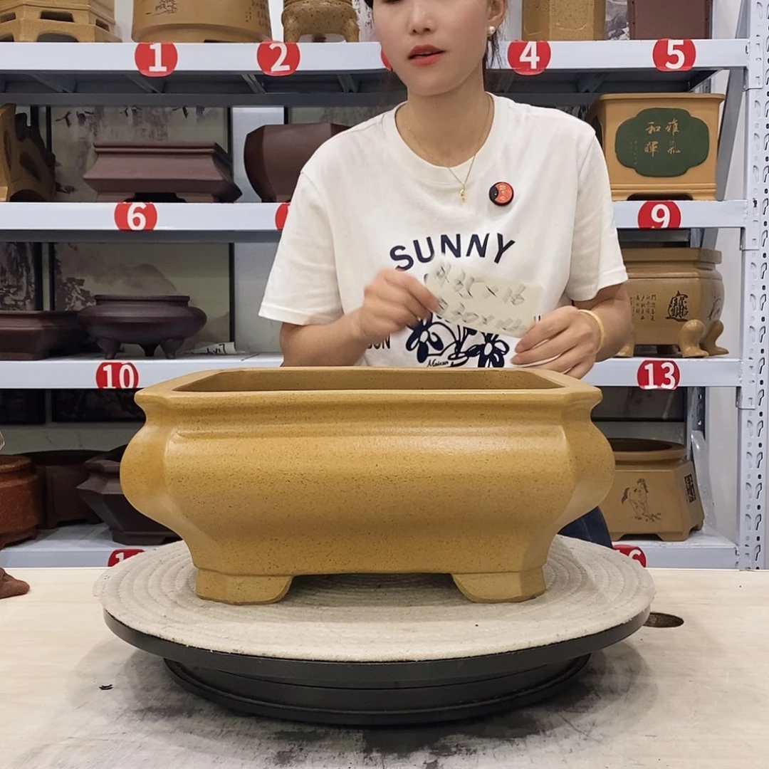 紫砂花盆紫砂花盆