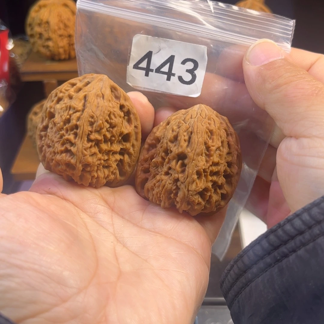 吊坠文玩核桃高炮凹底41