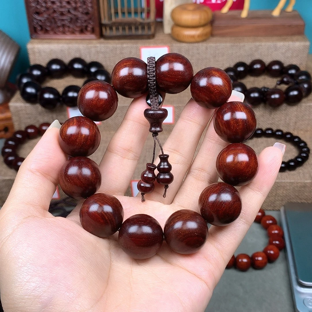 摆***天小叶紫檀手串/手链20