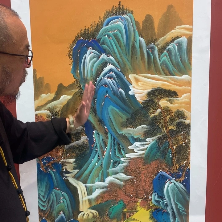国画张长印绘画作品